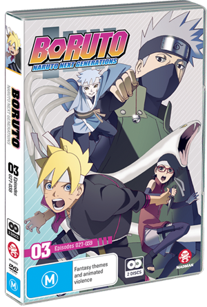 Boruto: Naruto Next Generations. Set 3, Episodes 027-039